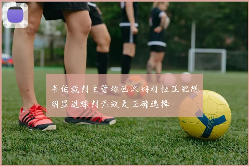 韦伯裁判主管称西汉姆对拉亚犯规明显进球判无效是正确选择