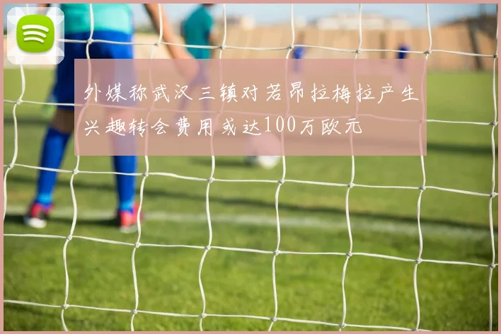 外媒称武汉三镇对若昂拉梅拉产生兴趣转会费用或达100万欧元